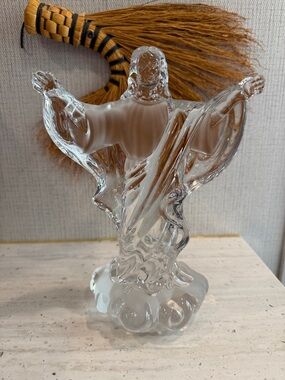 LENOX CRYSTAL JESUS CHRIST ASCENSION RELIGIOUS FIGURINE